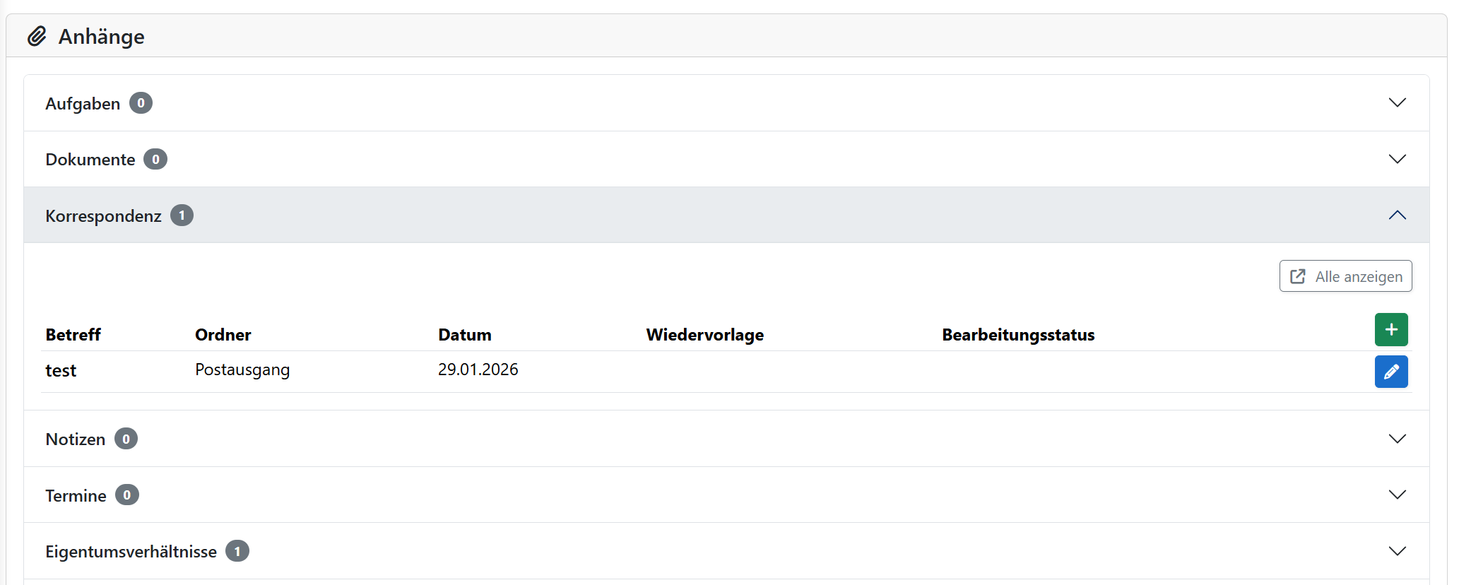 360 Grad Überblick Anhänge