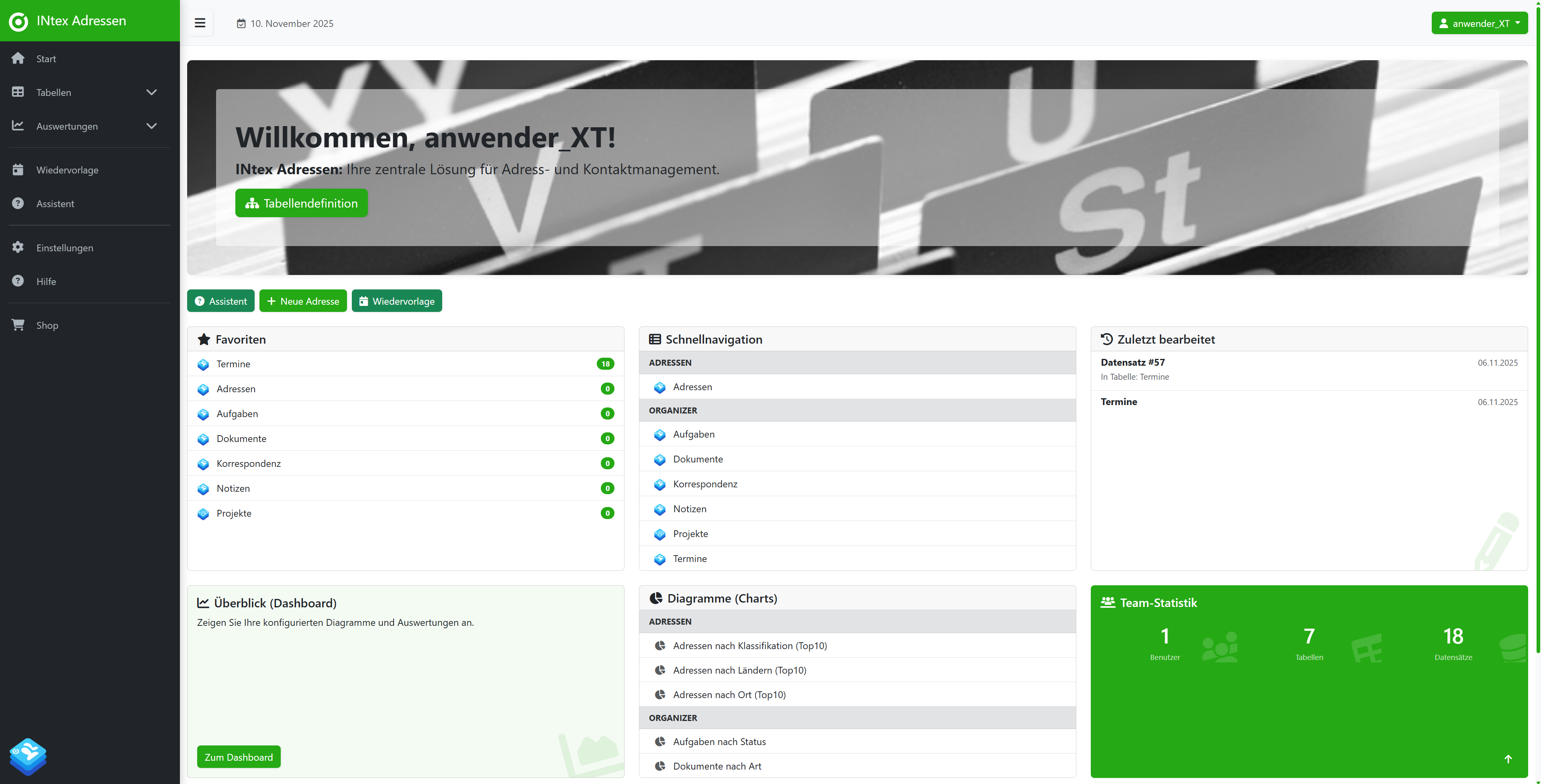 Neue Adressverwaltung: flexibel, modern, individuell anpassbar